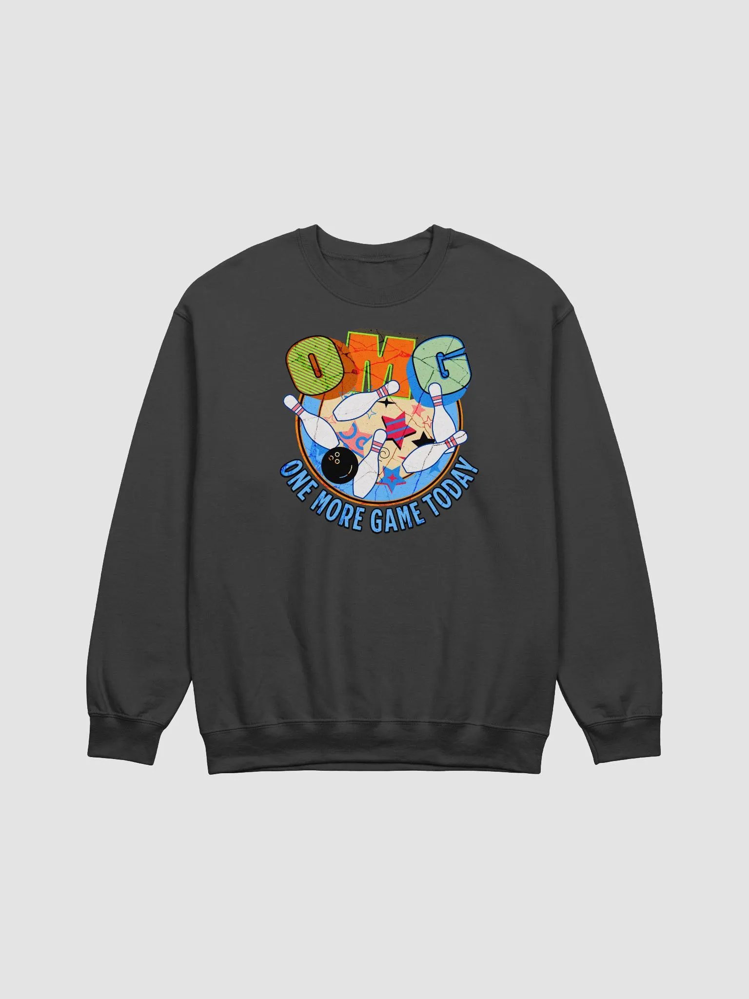 OMG One More Game Today Bowling Extravaganza Crewneck product image (1)