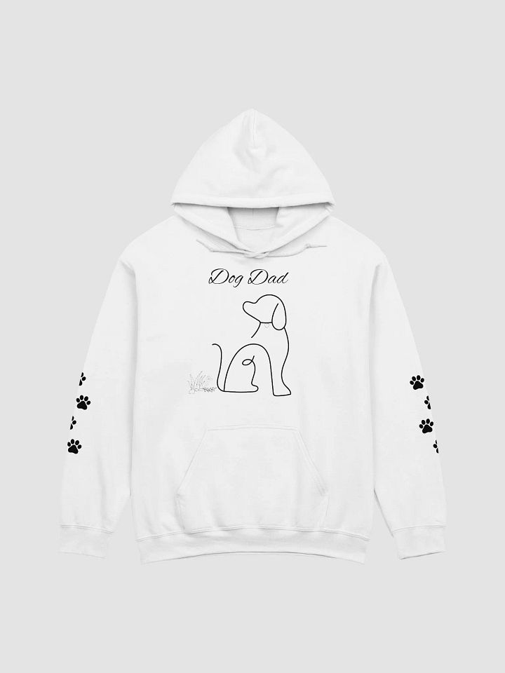 Dog Dad Line Art Unisex Hoodie product image (2)