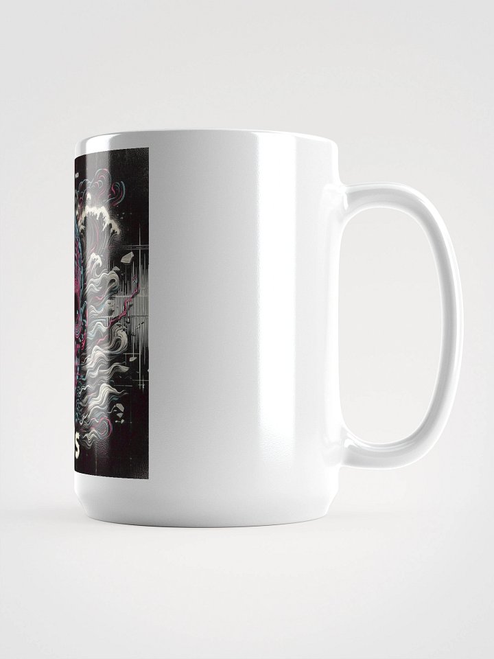 Feathered AD Logo White Glossy Mug product image (1)
