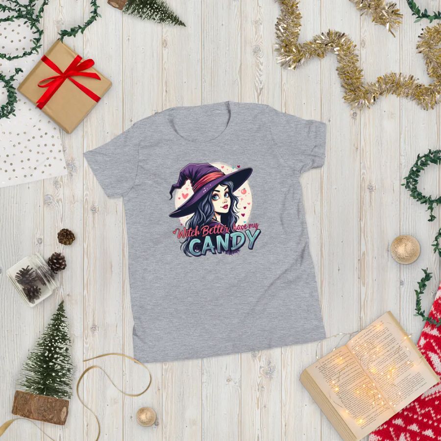 Witch better have my candy Youth T-Shirt product image (20)
