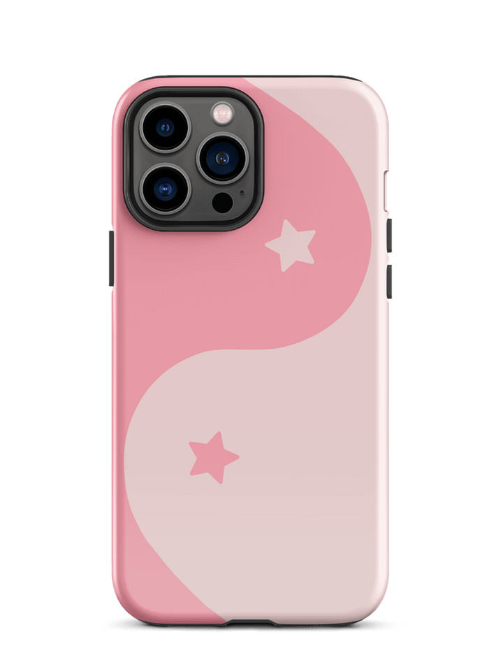 Bubblegum Yin Yang Stars iPhone Case product image (1)