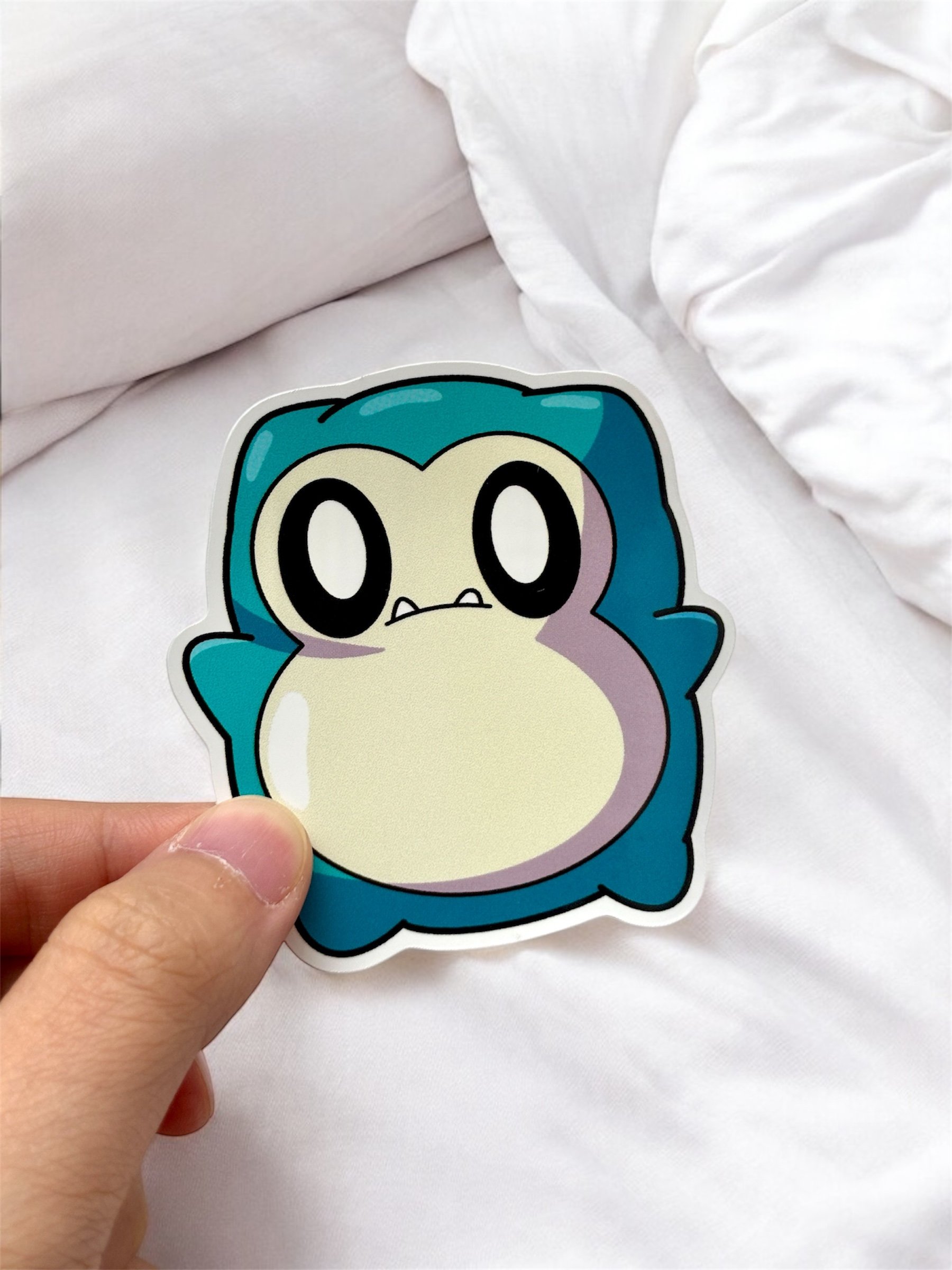 Snorlax Pokébean Waterproof Vinyl Stickers product image (1)