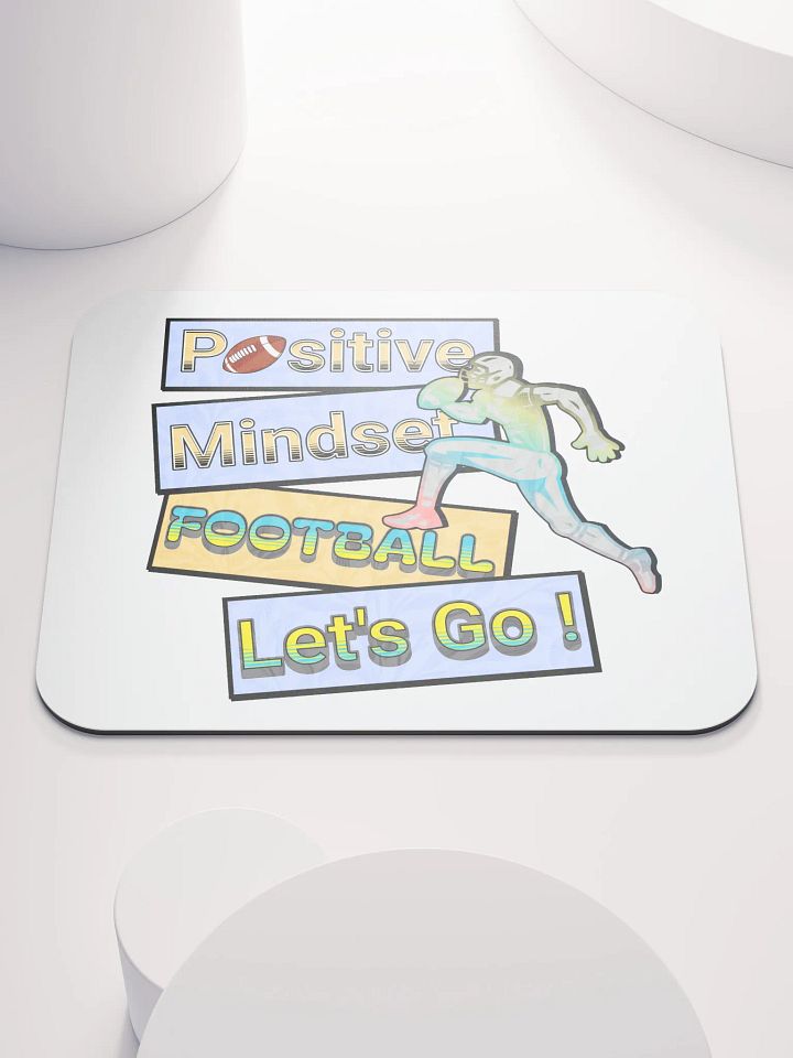 Positive Mindset Football Mouse Pad product image (2)