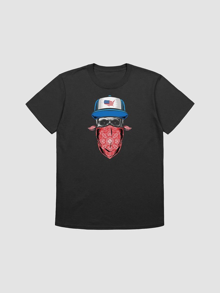 USA Snapback Skull Flag T-shirt product image (1)