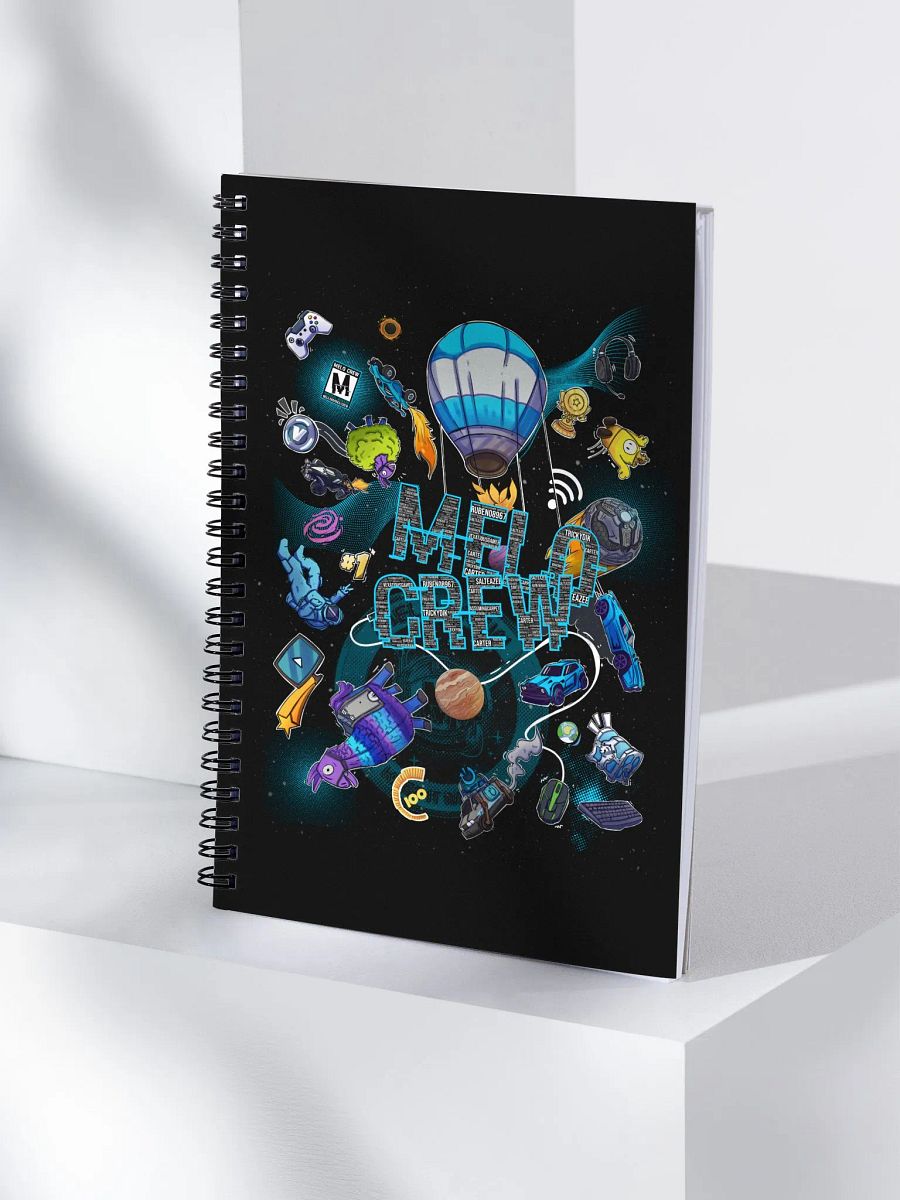 #MELOtober 2024 Personalized MELO CREW Chaos - Spiral Notebook | #MadeByMELO product image (4)