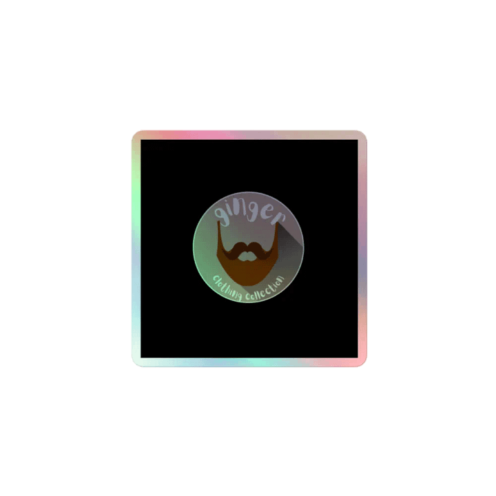 Ginger Beard Holographic Sticker Set product image (1)