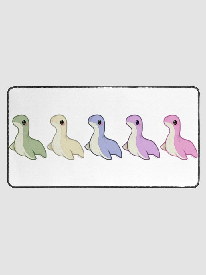 Rainbow Pastel Nessie Desk Pad product image (1)