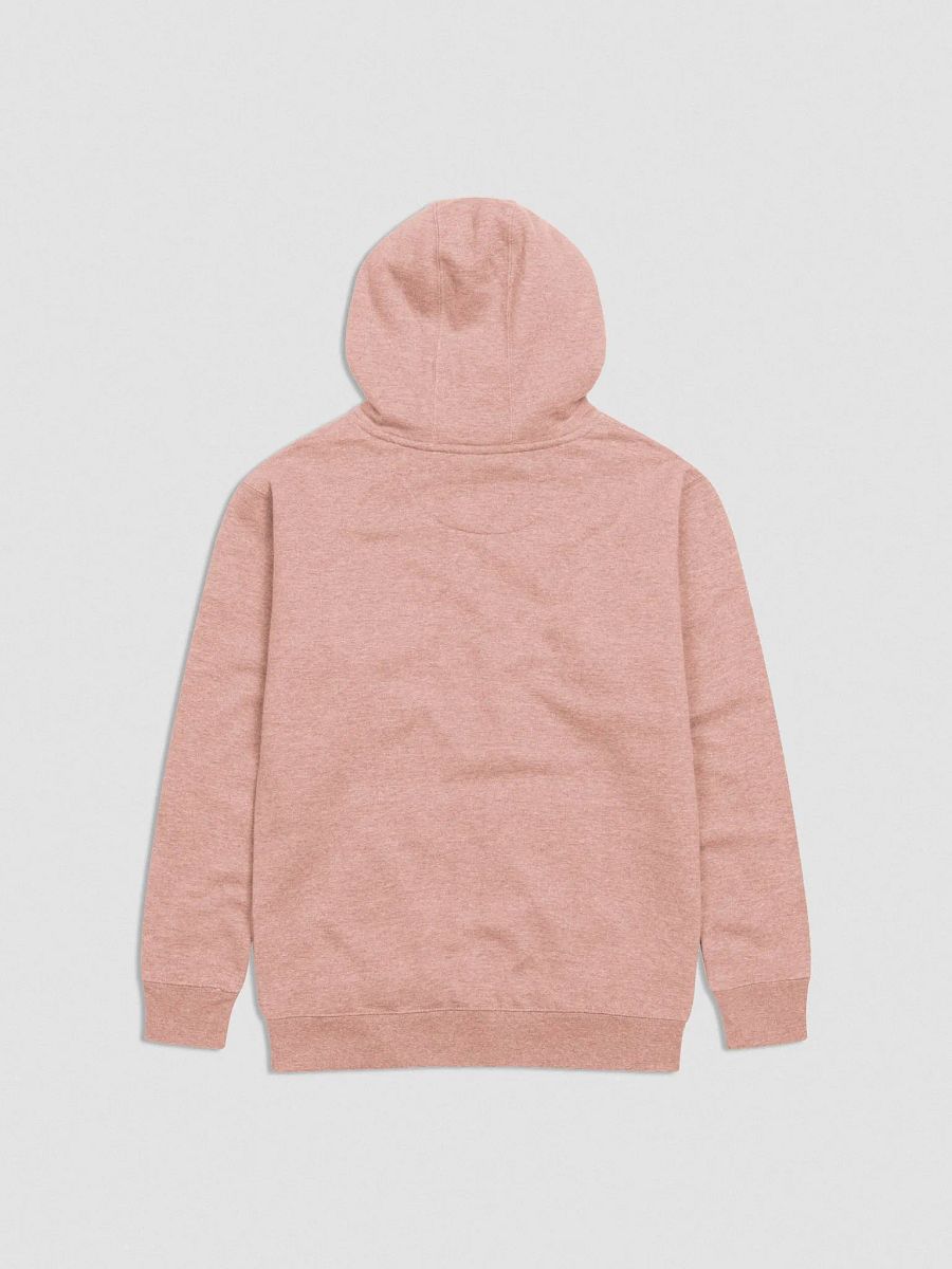 ON THE SPECTRUM lined design (lg., white and pink) embroidered heavyweight hoodie product image (10)