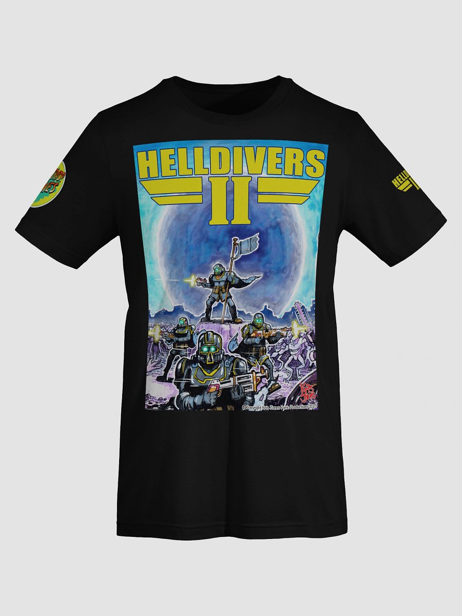 HELLDIVERS II Fan Art Custom Deluxe T-Shirt product image (7)