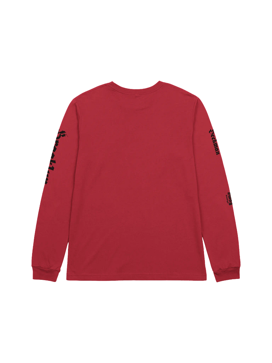 Flatbush Dragon Maroon Long sleeve t-shirt product image (2)