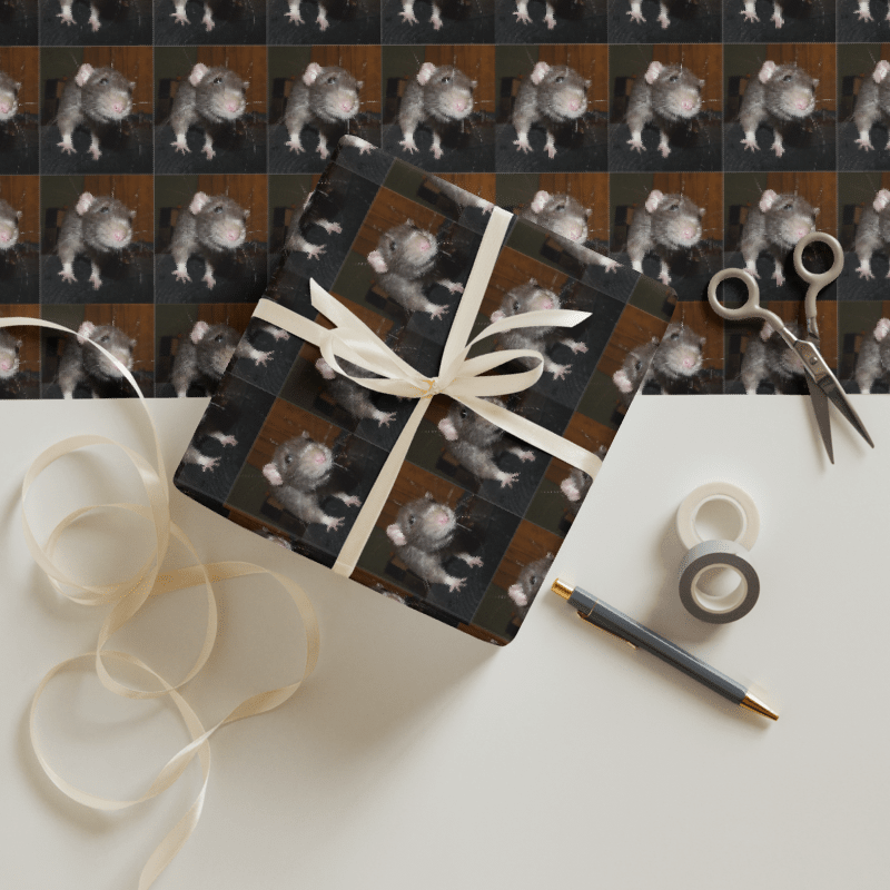 rat photos wrapping paper x 3 product image (3)