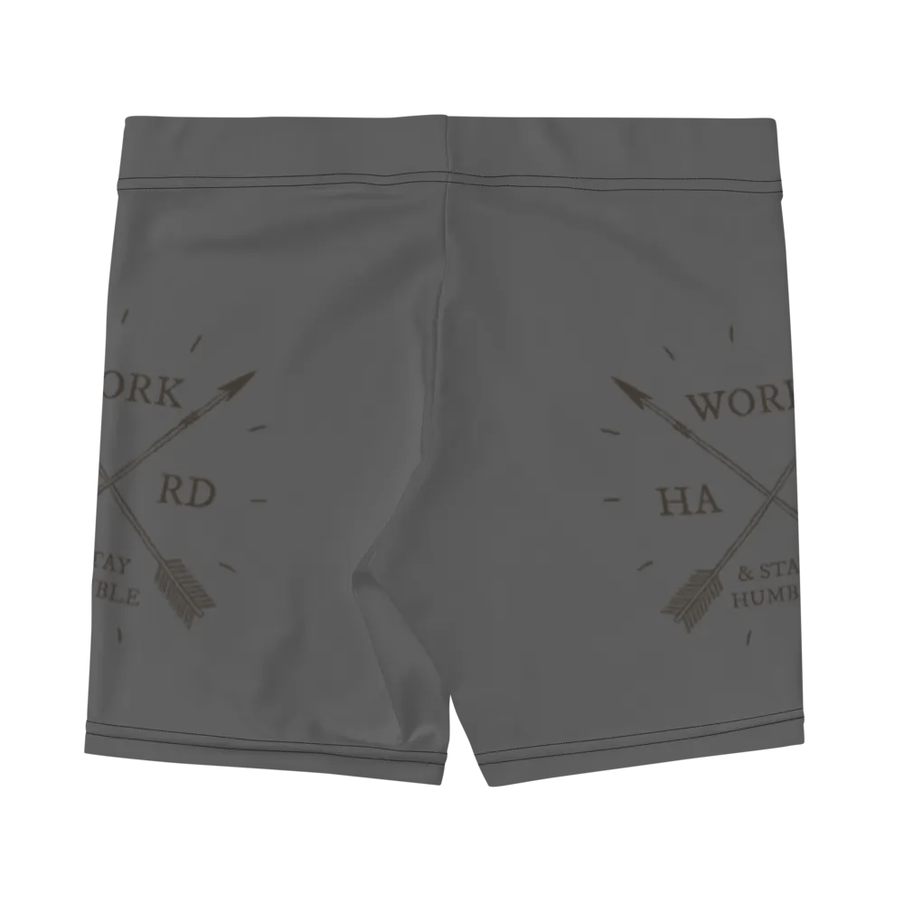 'Work Hard & Stay Humble" Grey Women's Shorts product image (8)