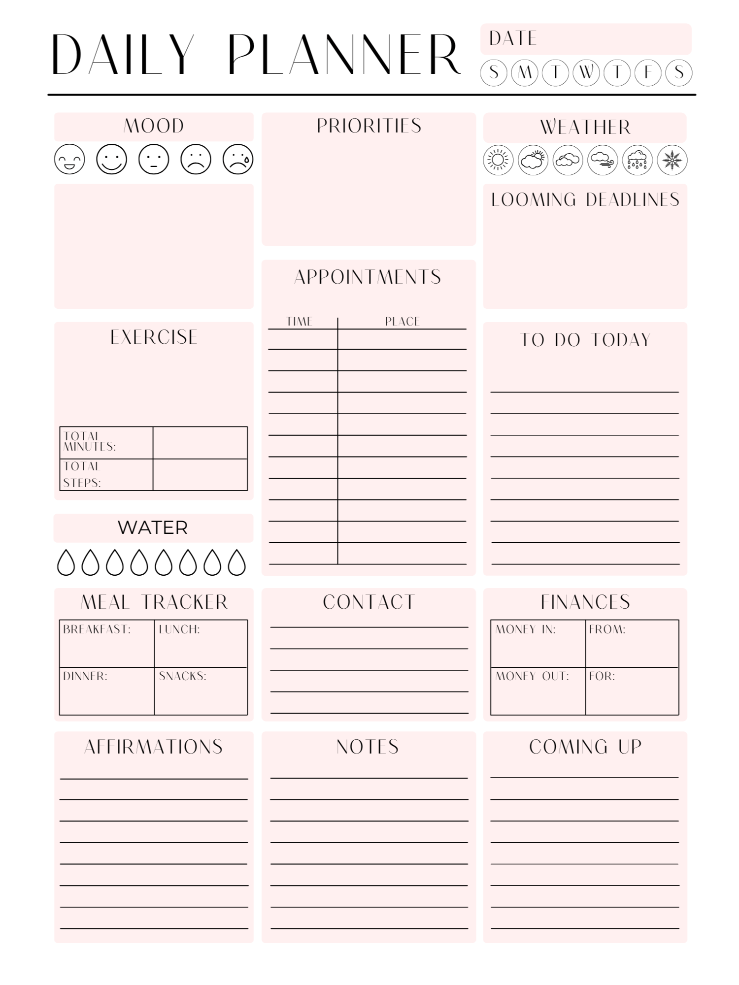 ADHD Friendly Daily Planner Page product image (4)