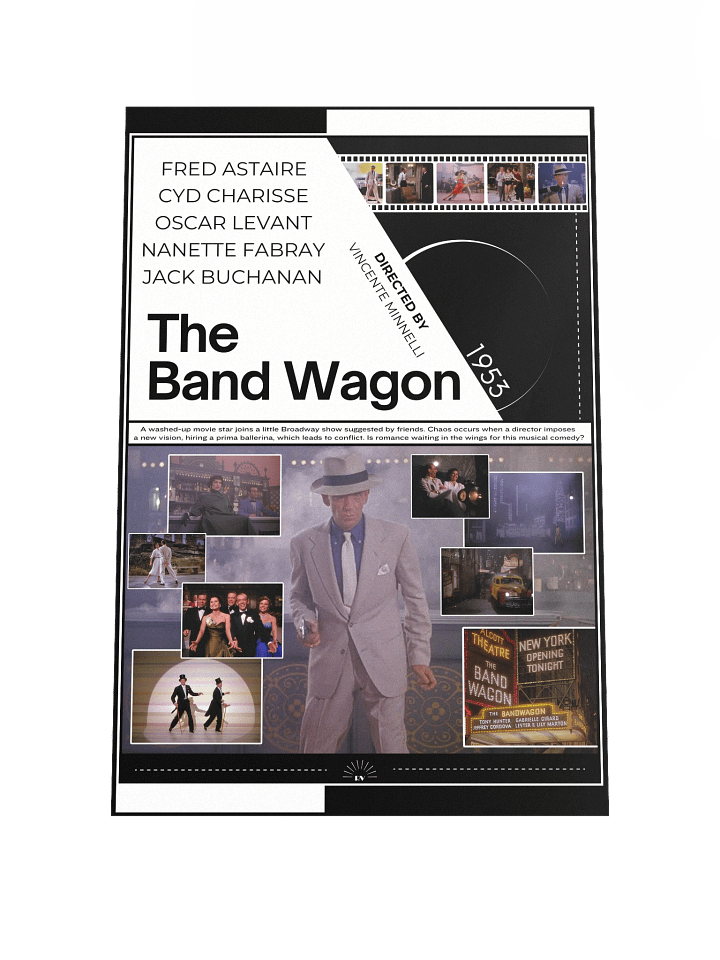 The Band Wagon with Fred Astaire and Cyd Charisse 1953 | Movie Poster | 12x18 Wall Art product image (1)