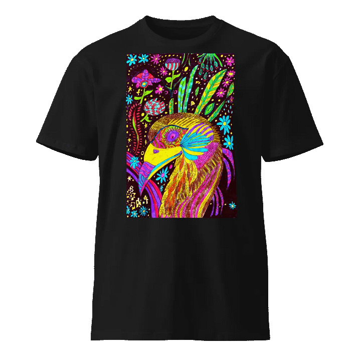 Abstract Psychedelic Bird Unisex T-Shirt product image (1)