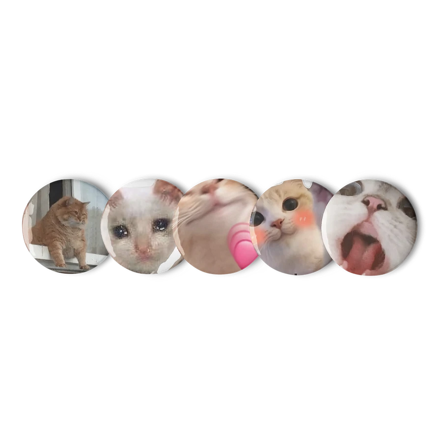 Set of Pin Buttons: Meme Cats 22 product image (3)