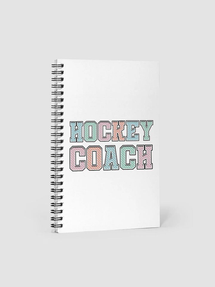 Hockey Coach Striped Notebook product image (2)