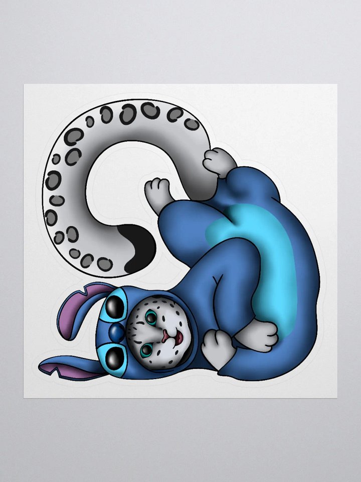 Snow Meow Stitch 1 Sticker product image (1)