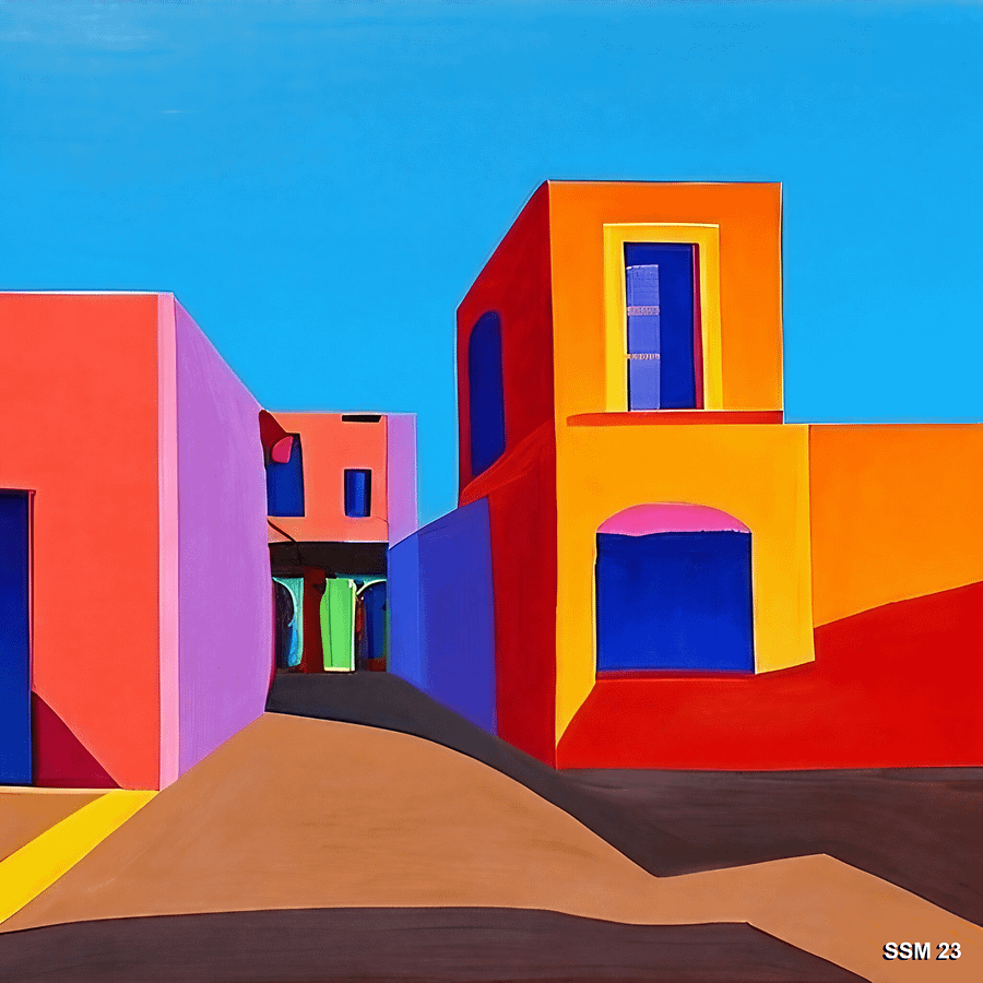 Mexican Village Scene product image (2)