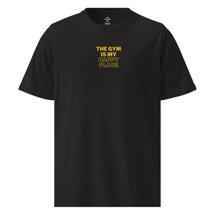 Bold & Breathable: The Gym Is My Happy Place Tee product image (1)