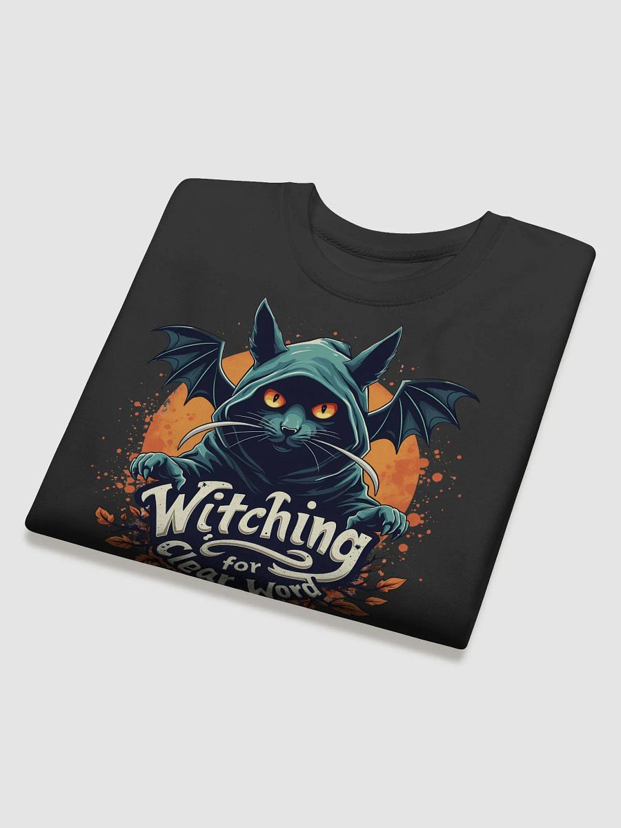 Witching for clear word Premium Sweatshirt product image (4)