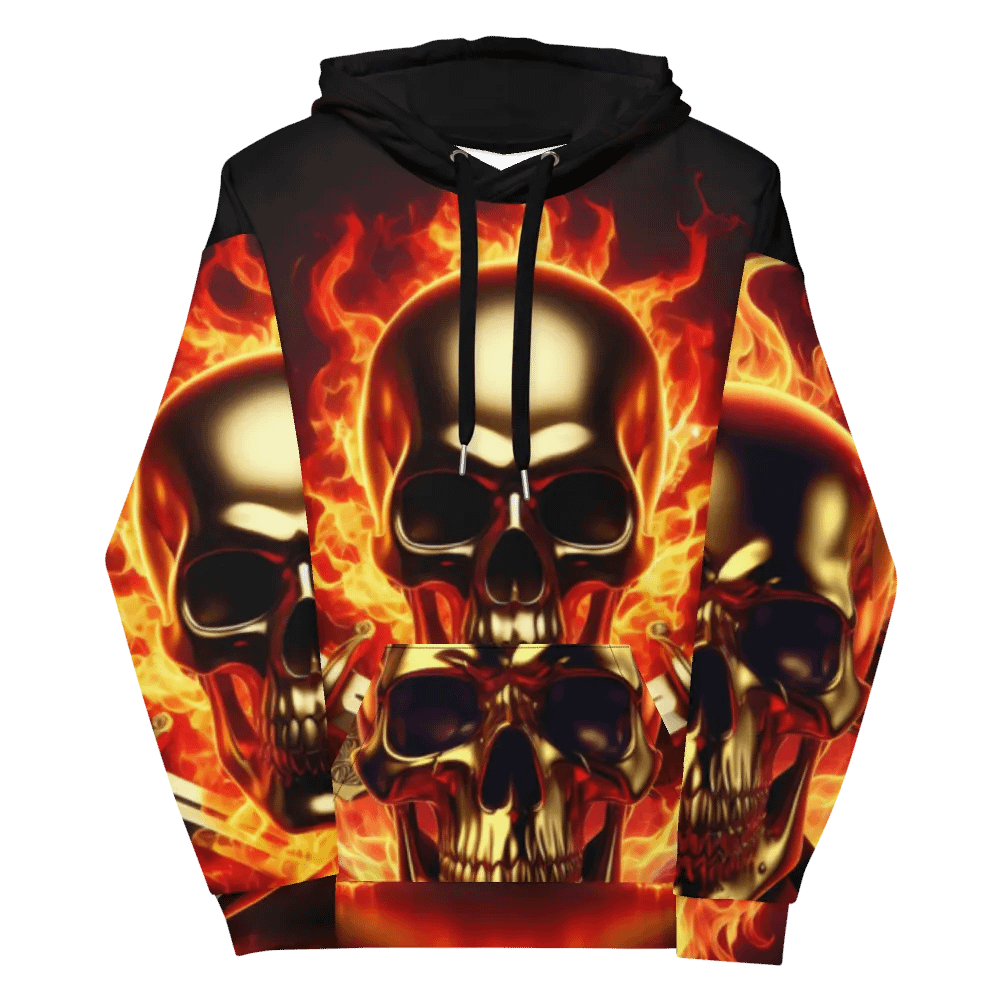 Inferno Guardian - Unisex Skull Hoodie #41 product image (12)