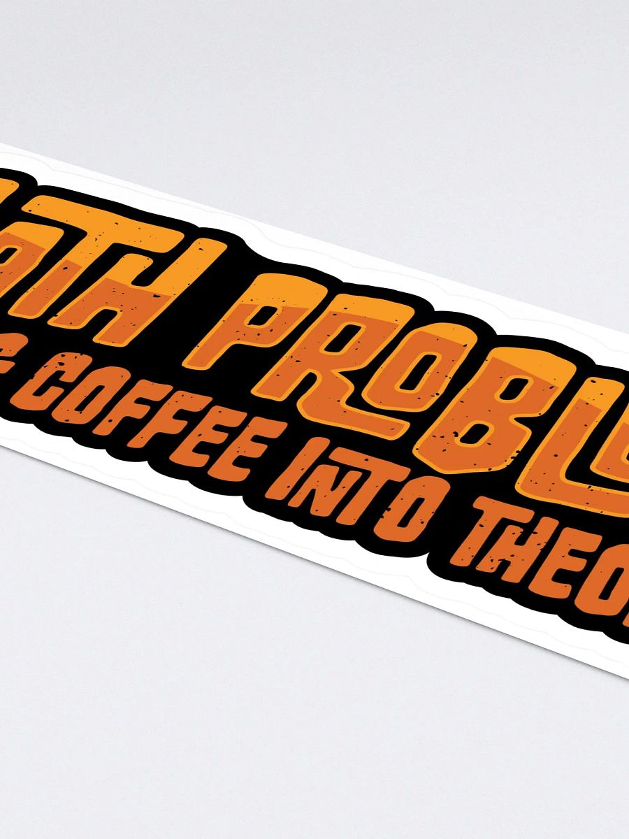 Express Your Love for Coffee & Math with This Sticker! product image (4)