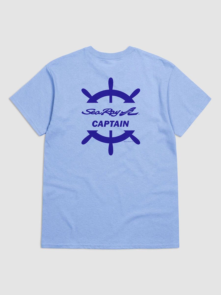 SeaRay Captain - T-Shirt - Light Shirt w/Blue Logo product image (4)