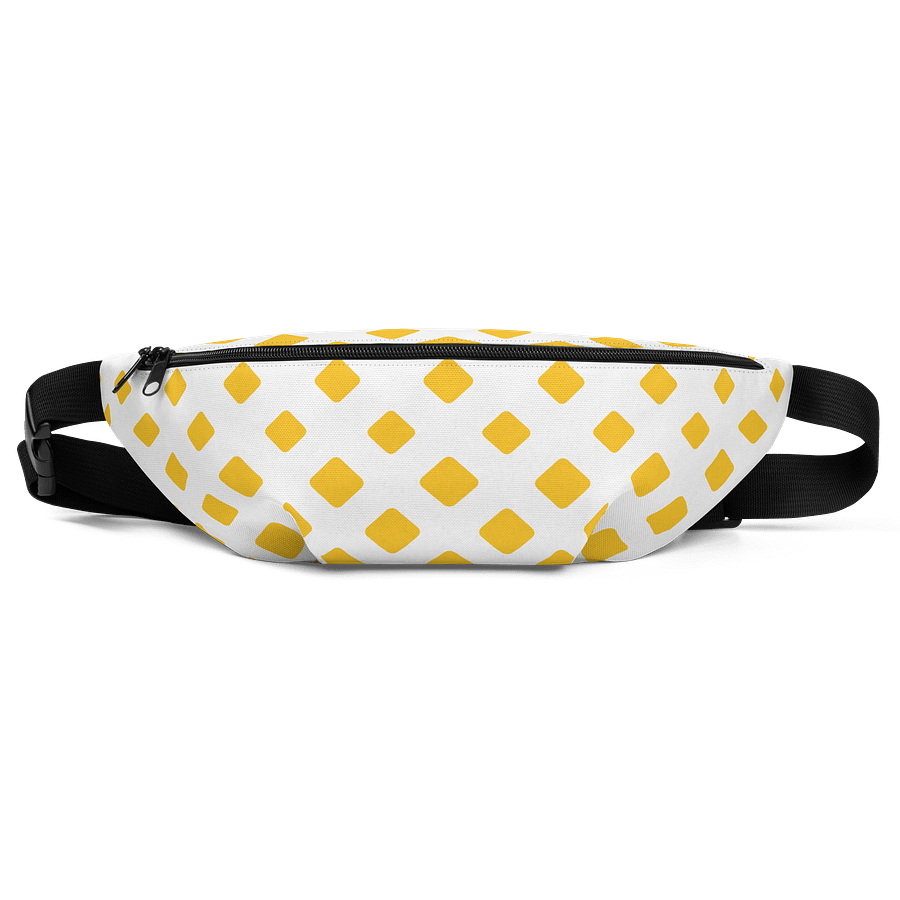 California Vibes Yellow and White Fanny Pack (Waist Bag) product image (1)