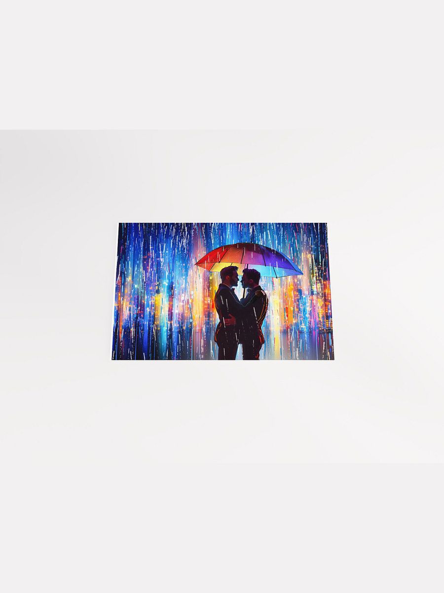 City Serenade - Love in the Rain Matte Poster product image (4)