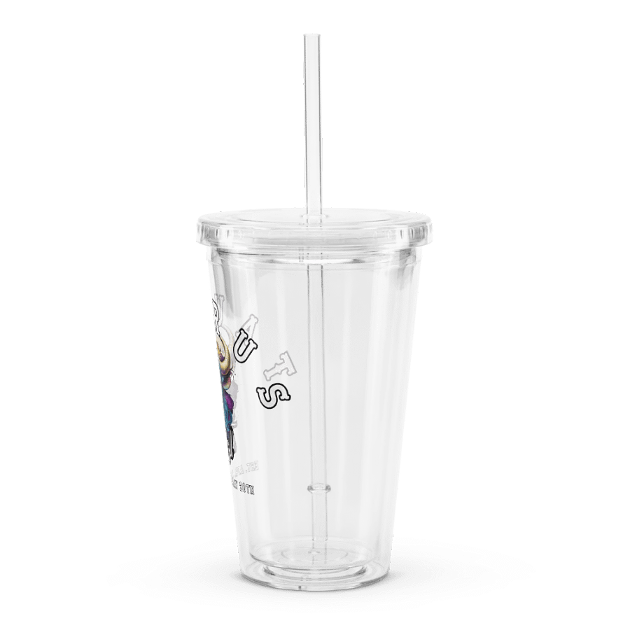 Taurus - Zodiac Double Wall Clear Plastic Tumbler product image (4)