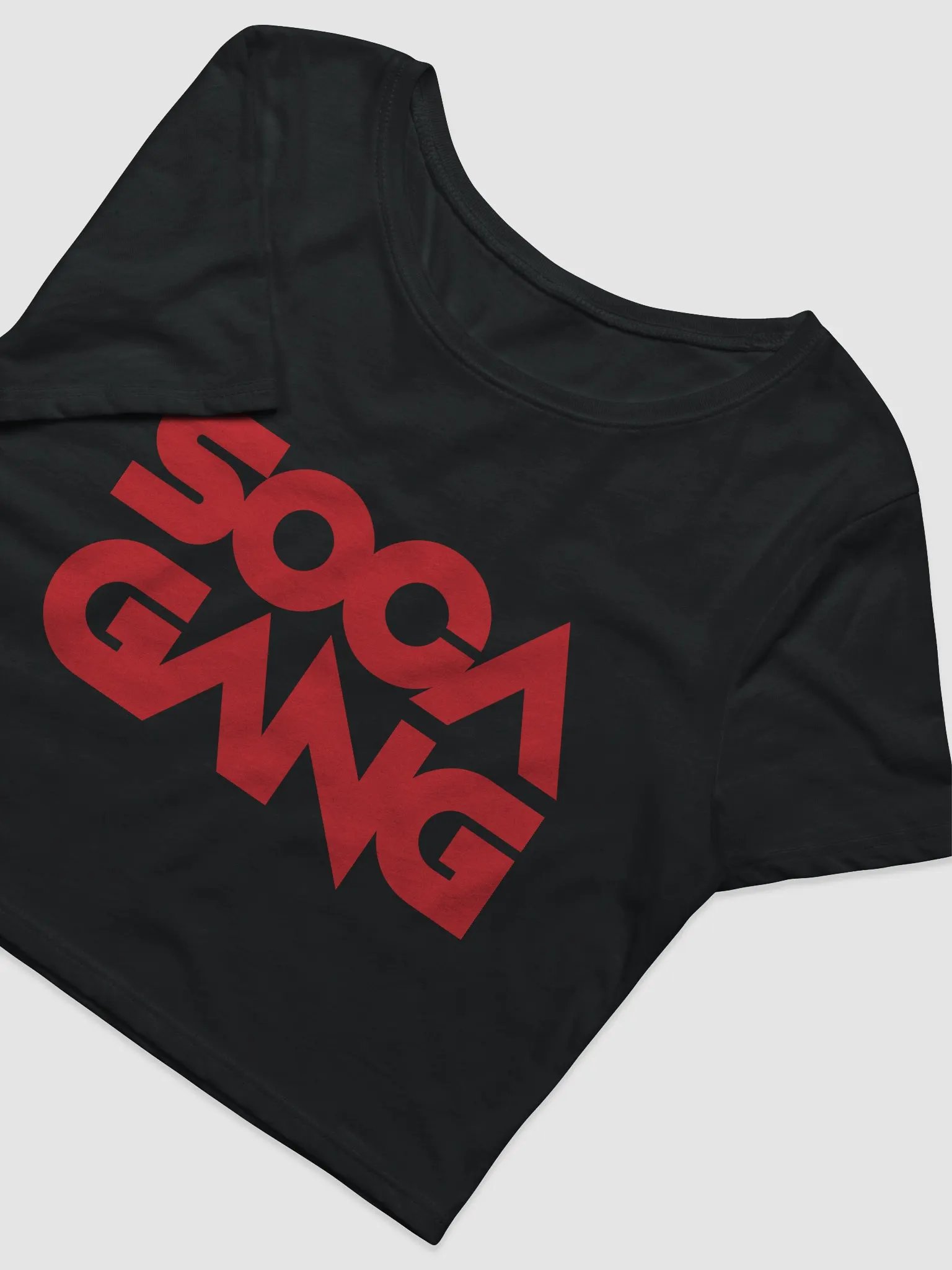 Red Logo Crop Top product image (3)
