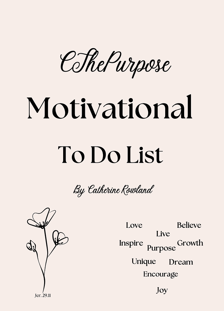 Motivational To-Do List! product image (1)