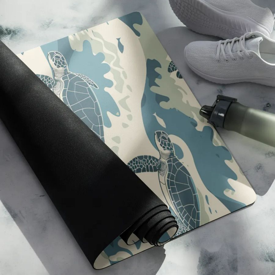 Sea Turtles Yoga Mat by Treasure Pie product image (5)