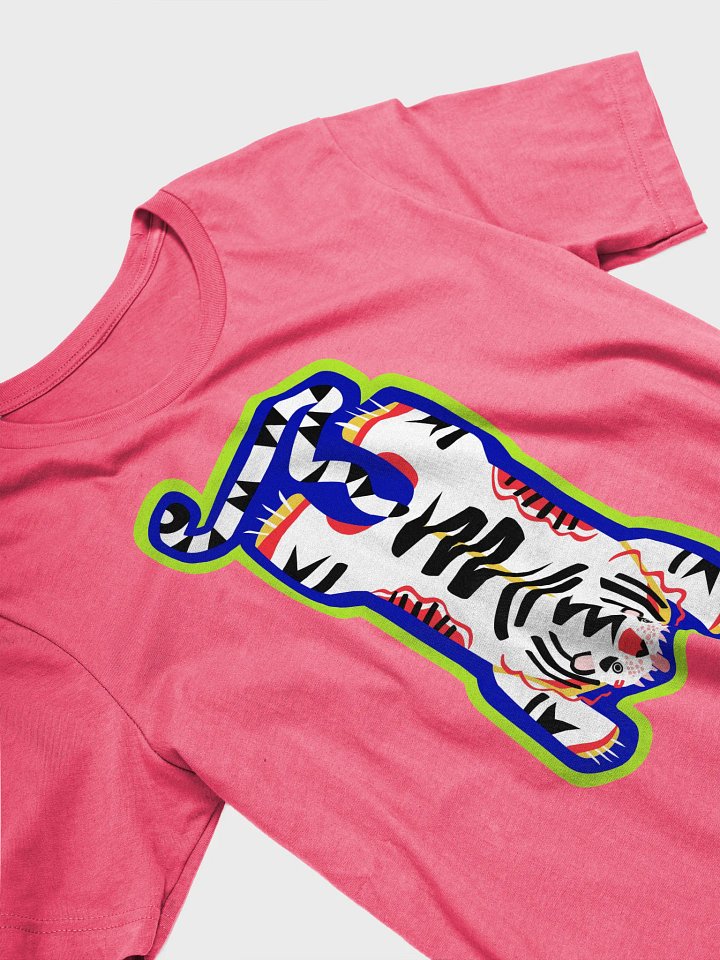 White and Blue Electric Tiger - T-shirt product image (2)