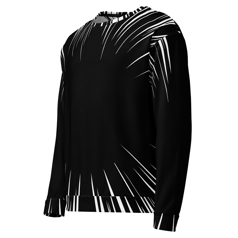 Radial All-Over Print Recycled Unisex Sweatshirt | Eco-Friendly Streetwear | Bold Sustainable Fashion product image (3)