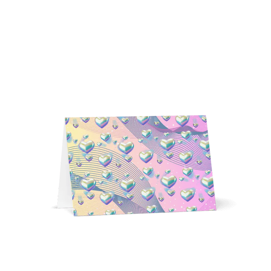 Shimmering Heartbeats Greeting Card product image (1)