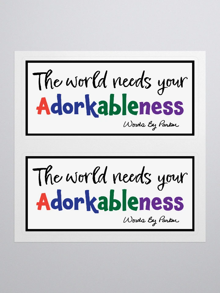 Adorkableness Stickers product image (1)