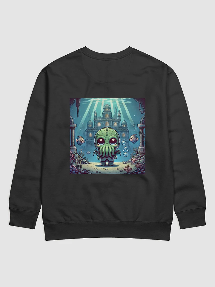 Chibi Cthulhu Long Sleeve Shirt – Cute Cosmic Horror product image (2)