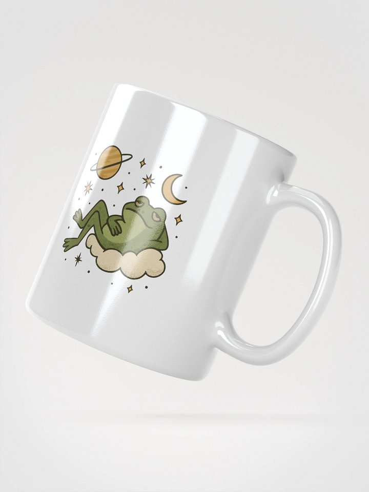 Cosmic Frog White Glossy Mug product image (4)