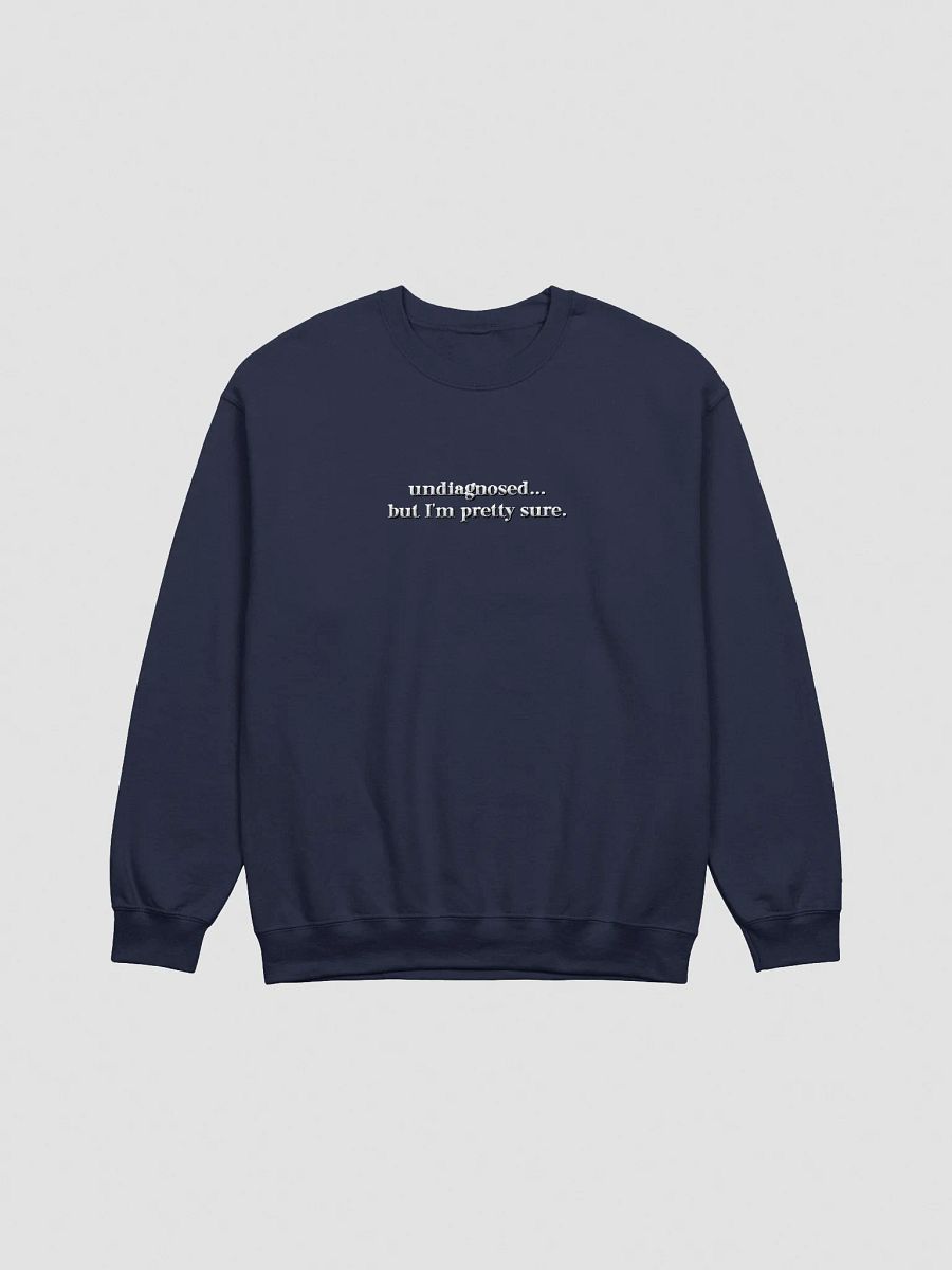 "undiagnosed... but" - Campy Crewneck (Embroidered) product image (2)