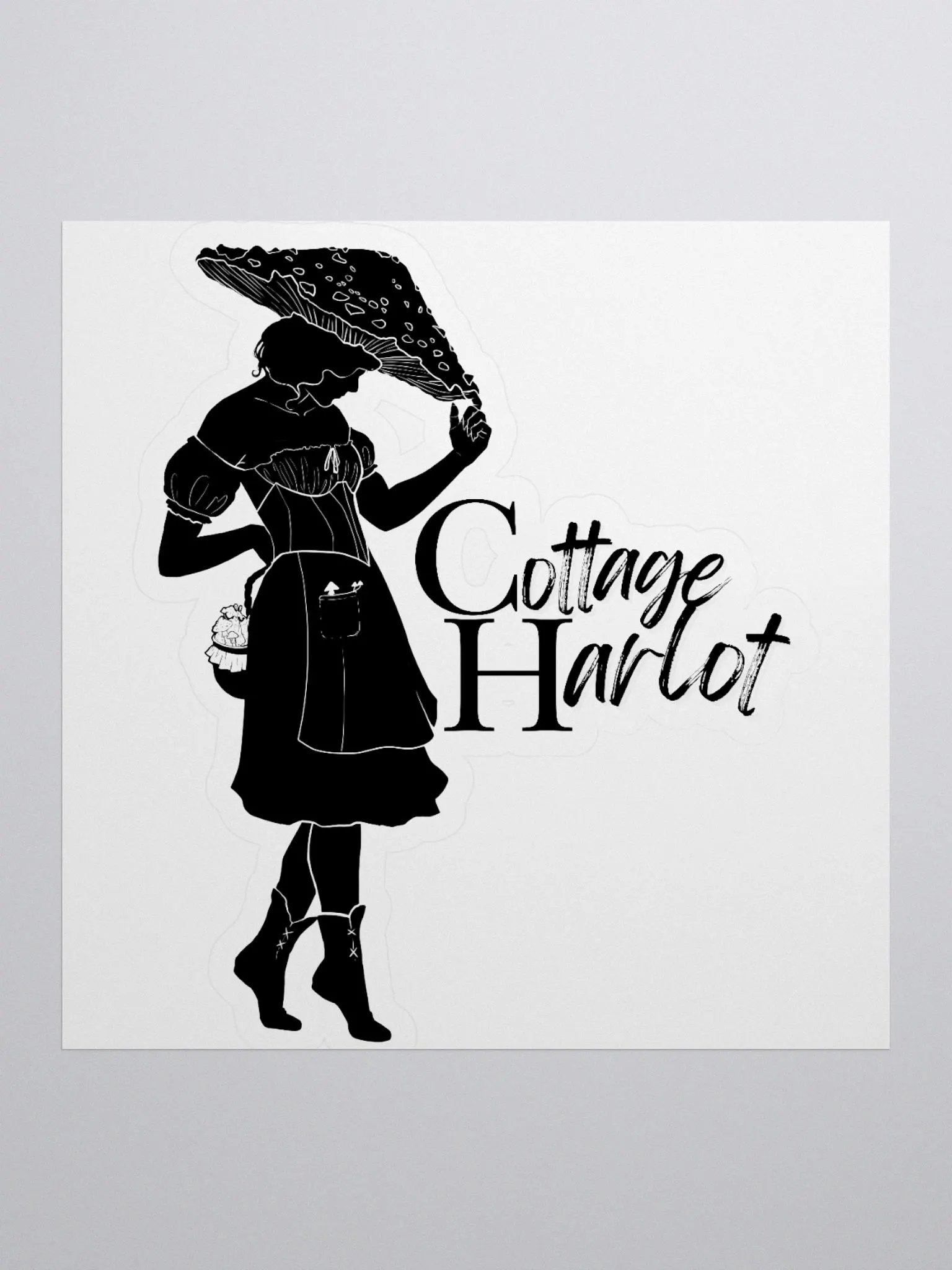 The Cottage Harlot Kiss Cut Sticker product image (1)