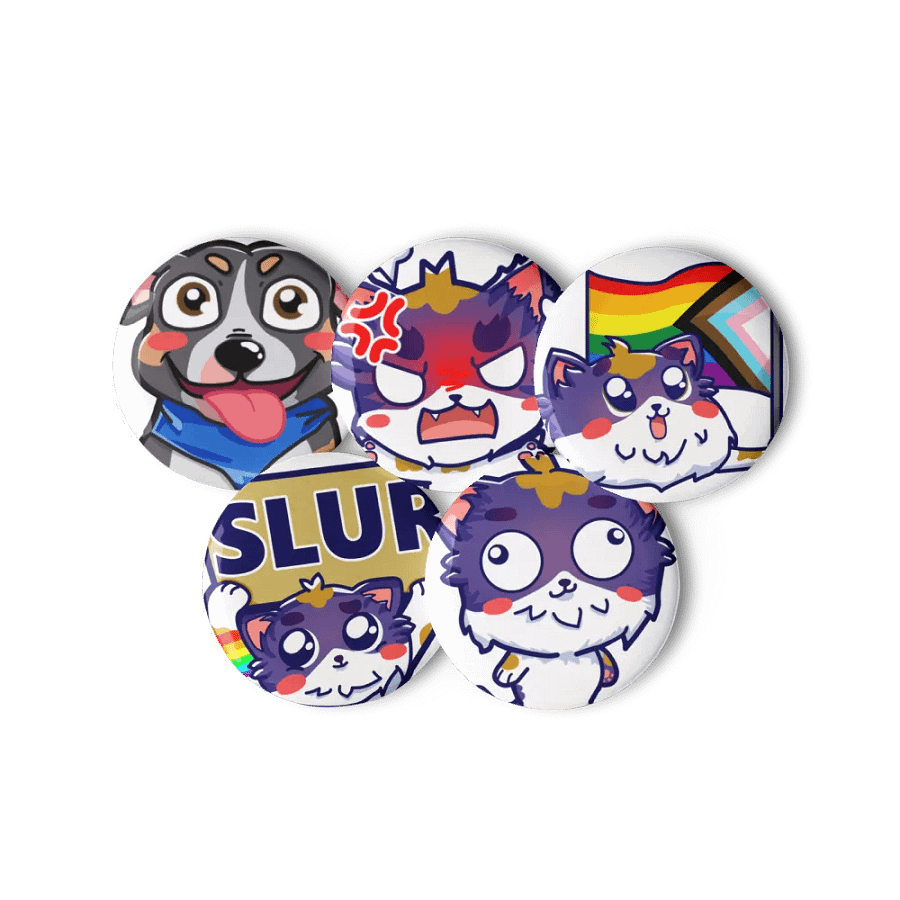 Emote Pin Button Set product image (6)