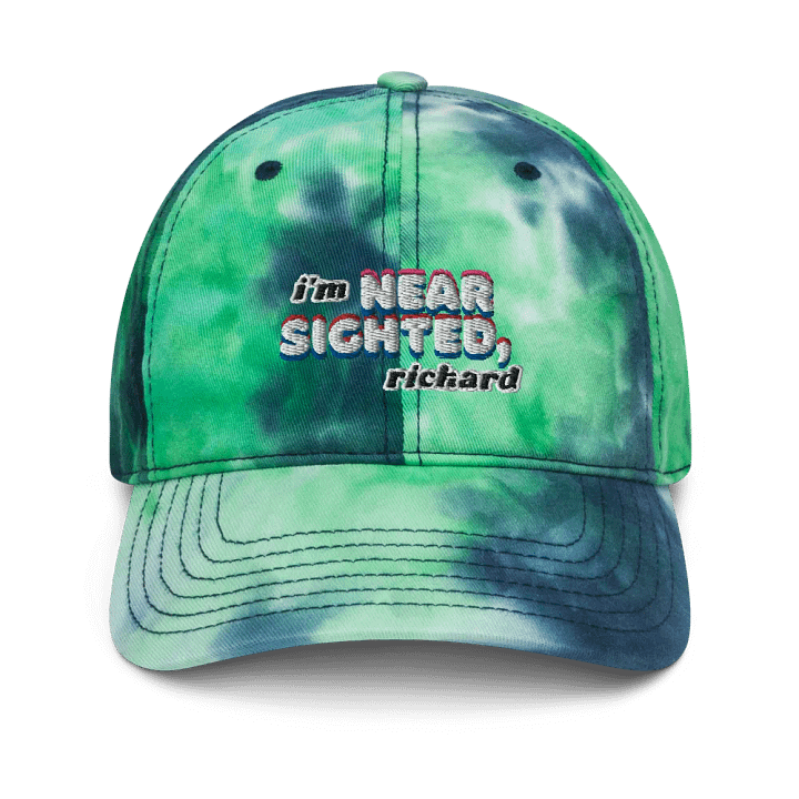 I'M NEARSIGHTED, RICHARD tie-dye dad hat product image (10)
