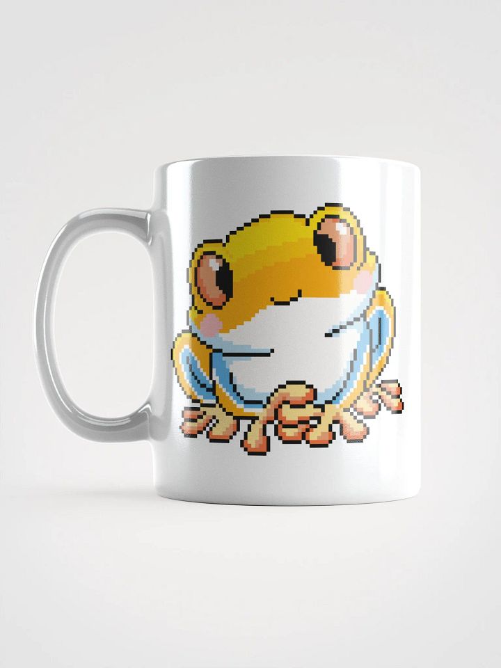 Yellow Rip the Frog White Glossy Mug product image (1)