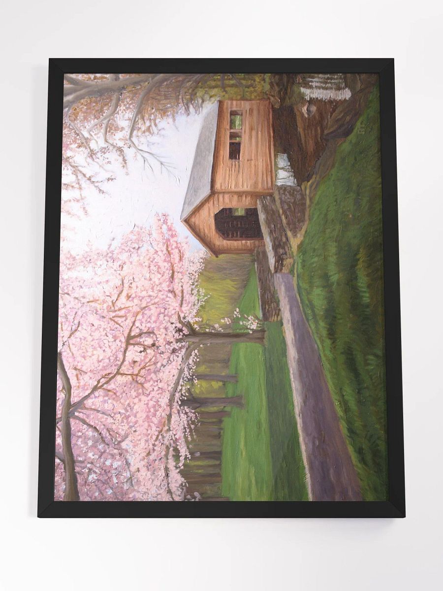 Cherry Blossom Bridge Framed Print product image (4)
