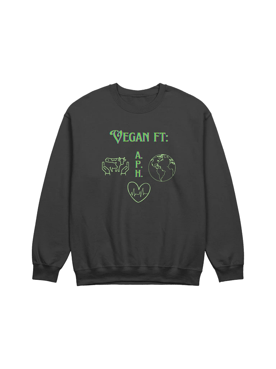 Vegan for the Planet, Animals, & Health Crewneck Sweatshirt product image (1)