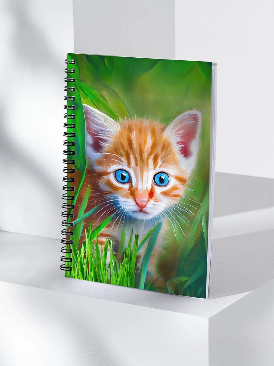 Bright Eyed Kitten - Ginger Cat Spiral Notebook product image (4)