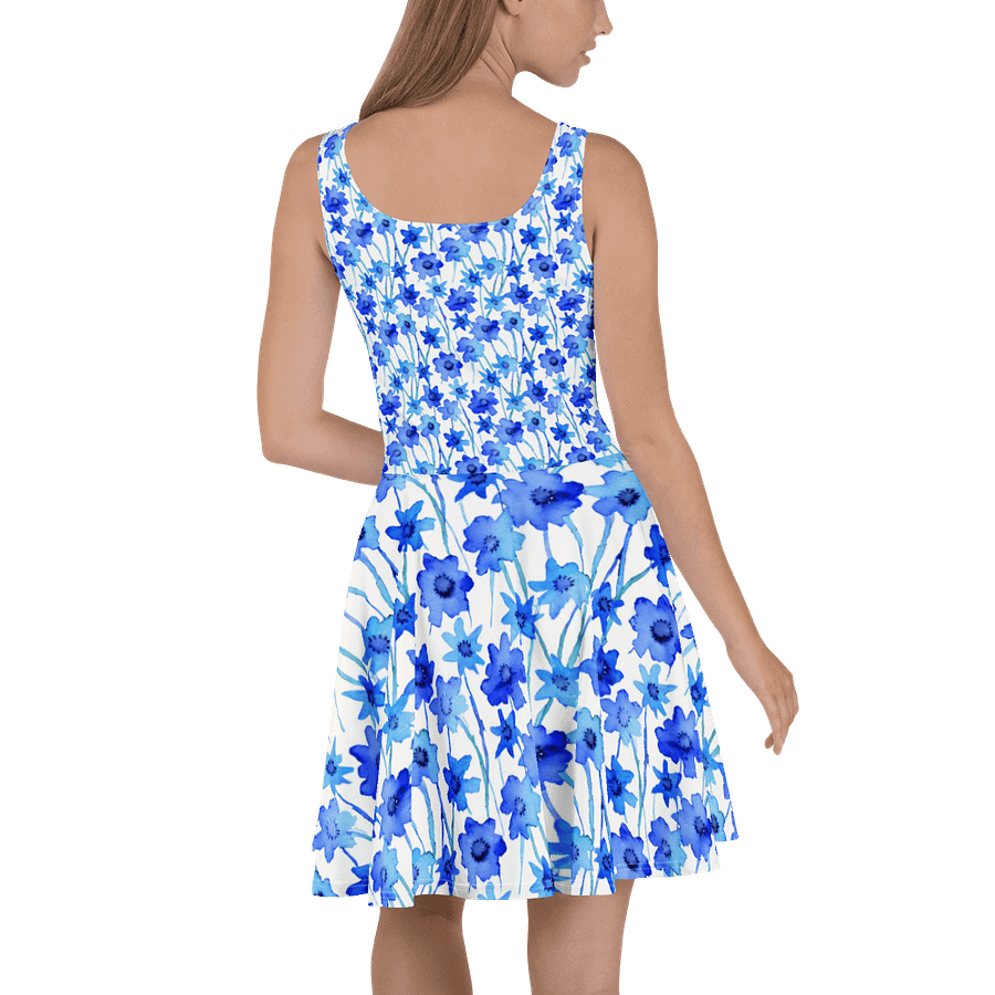 Blue Borage Skater Dress product image (4)