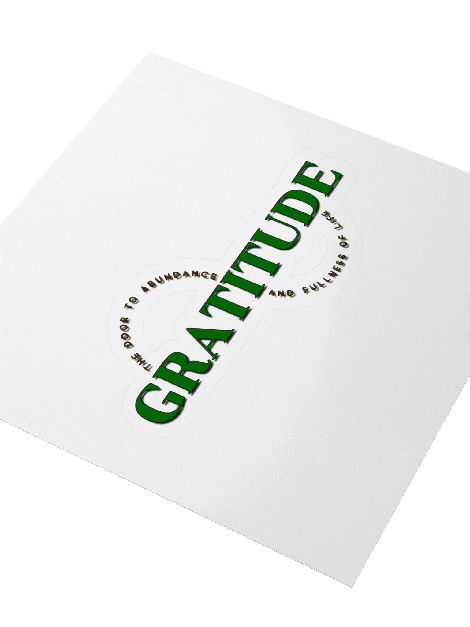 Abundance of Gratitude Kiss Cut Stickers product image (3)
